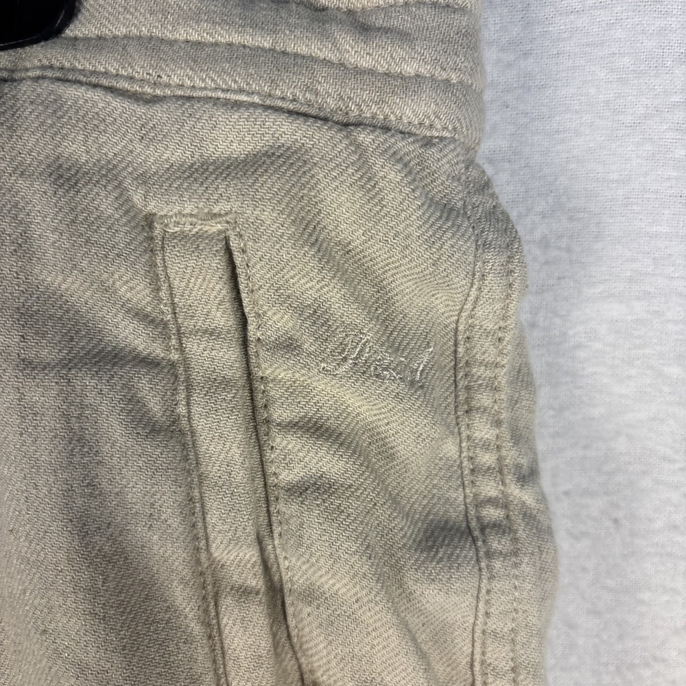 Men's Porter & Ash Linen Blend Pants Men's 36 (36x29.5) Tan Beach Drawstring - Picture 3 of 11